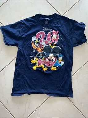 Disney Navy Mickey & Friends 90s Style Graphic Tee